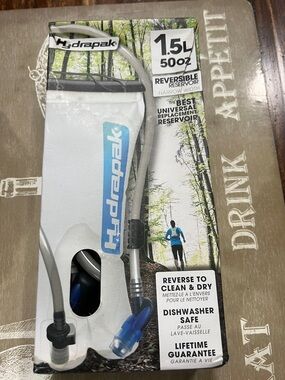 Hydrapak Reservoir Hydration Bladder - Clear with Blue Logo 1.5 L